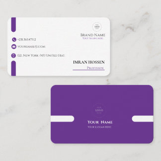 Carte de visite de morue qr minimaliste