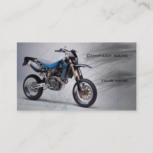 Carte de visite de Moto (Devant)