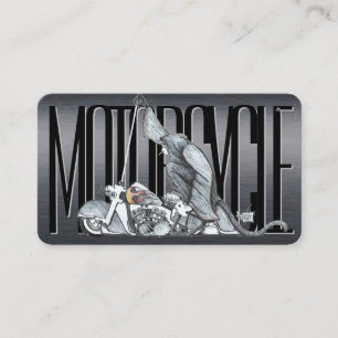 Carte de visite de moto élégant