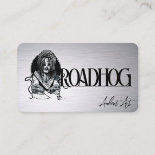 Carte de visite de moto élégant