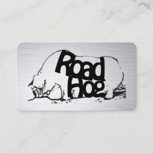 Carte de visite de motocyclette à porcelaine