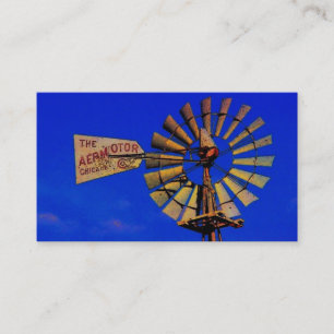 Carte de visite de moulin à vent