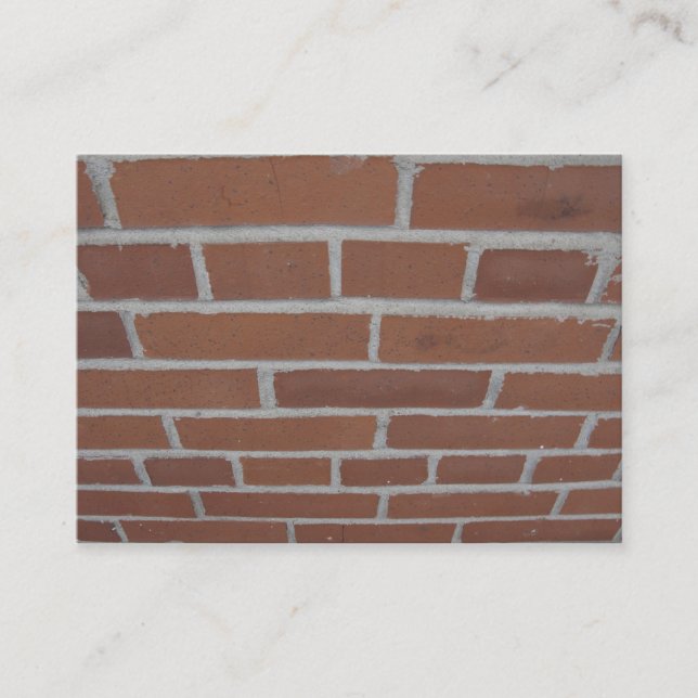 Carte de visite de mur de briques (Devant)