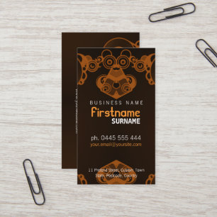 Carte de visite de musique Retro Electro