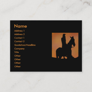Carte de visite de Natif américain