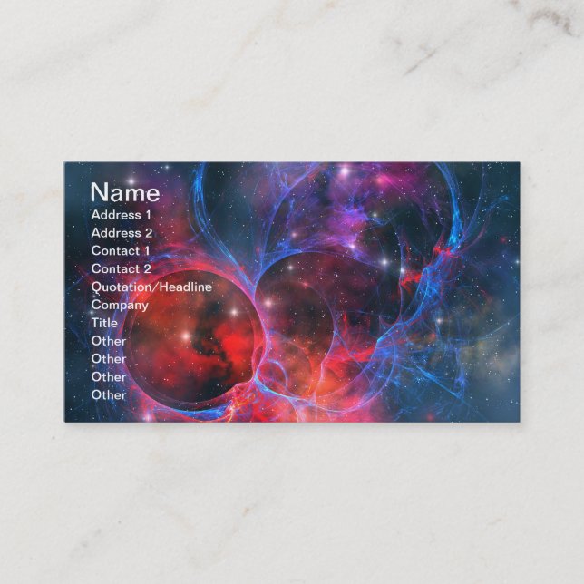 CARTE DE VISITE DE NEBULA SOMBRE (Devant)