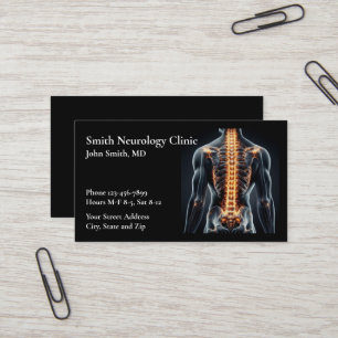 Carte de visite de neurologue Neurologie Neurochir