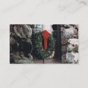 Carte de visite de Noël