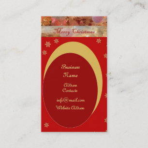 Carte de visite de Noël