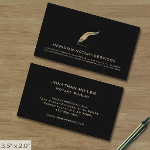 Carte de visite de notaire professionnel
