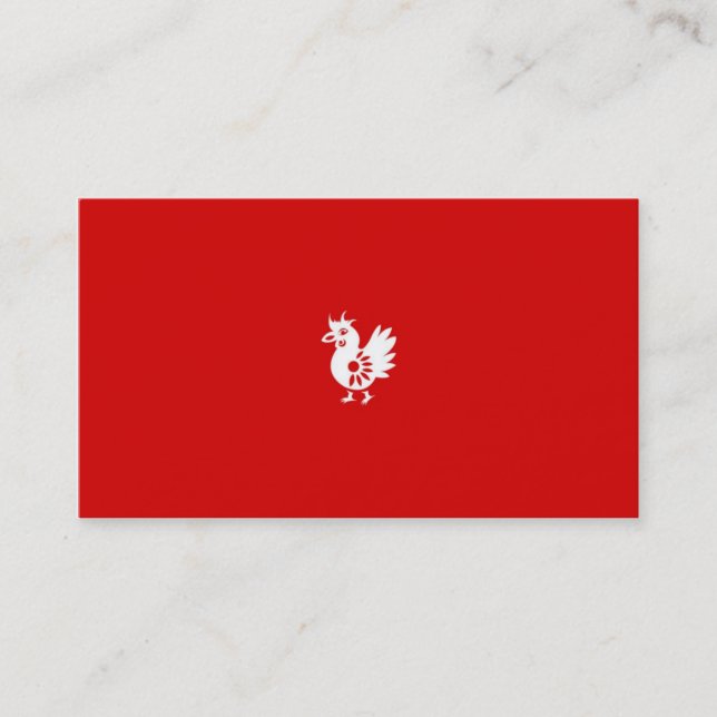 Carte de visite de nourriture biologique (Devant)