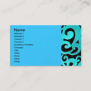 Carte de visite de nuit étoilée