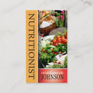 CARTE DE VISITE DE NUTRITIONNISTE
