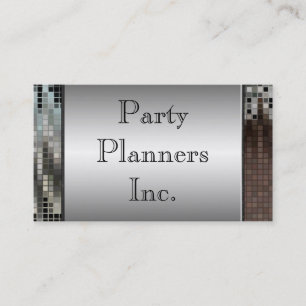 Carte de visite de paillettes