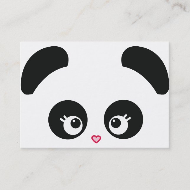 Carte de visite de Panda® d'amour (Devant)
