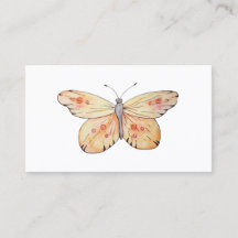 Carte de visite de papillon