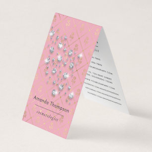 Carte de visite de Parties scintillant à étincelle