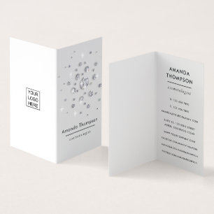 Carte de visite de Parties scintillant à étincelle