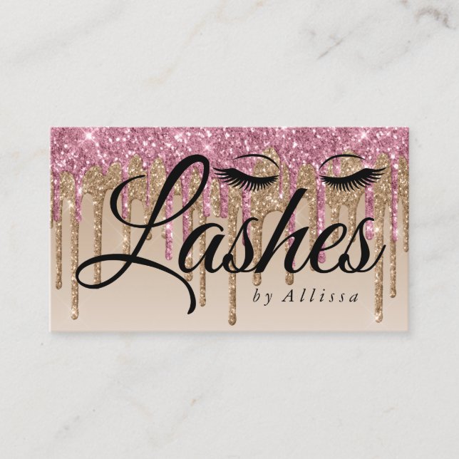 Carte de visite de Parties scintillant- de la gout (Devant)