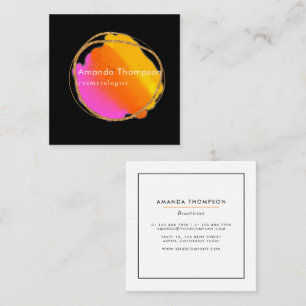 Carte de visite de Parties scintillant Neon