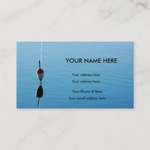 Carte de visite de pêche de Bobber