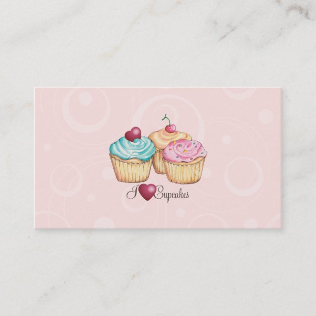 carte de visite de petit gâteau (Devant)