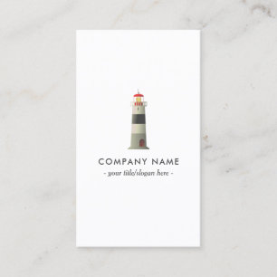 Carte de visite de phare nautique