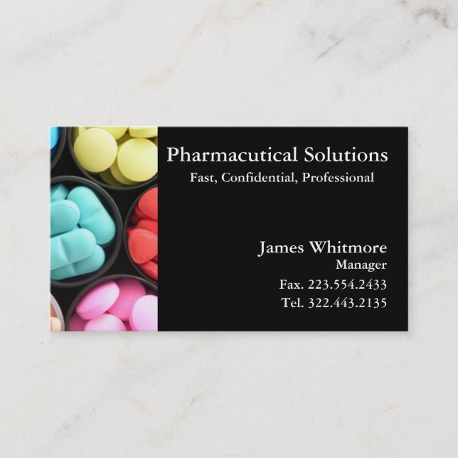 Carte de visite de pharmacie (Devant)