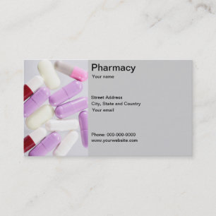 Carte de visite de pharmacie