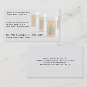 Carte de visite de pharmacien