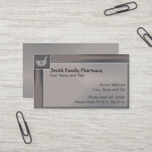 Carte de visite de pharmacien