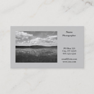 Carte de visite de photographe