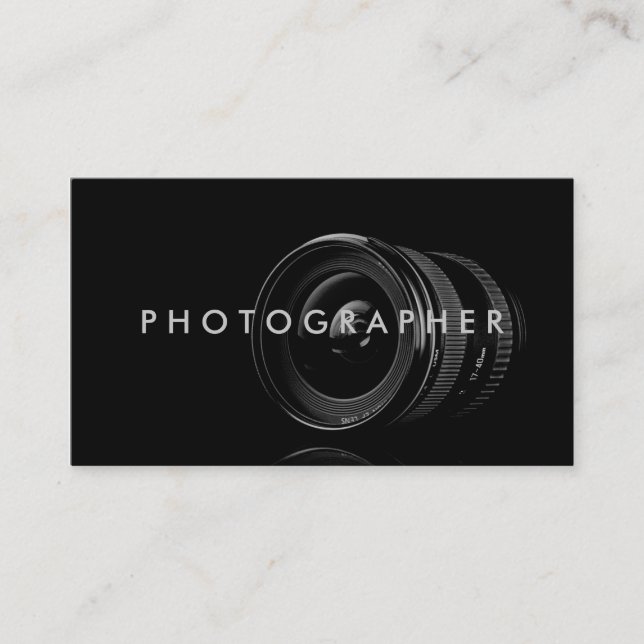 Carte de visite de photographe (Devant)