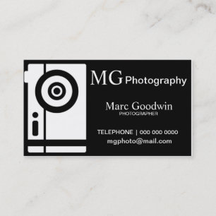 Carte de visite de photographe