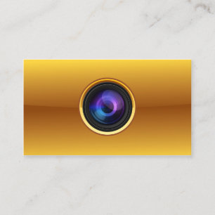 Carte de visite de photographe d'appareil-photo