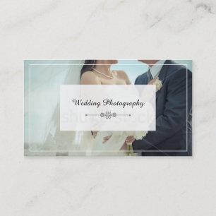 Carte de visite de photographes de mariage