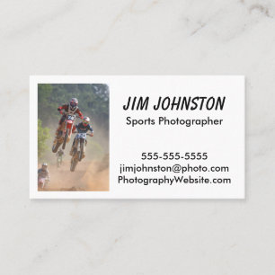 Carte de visite de photographie de sports