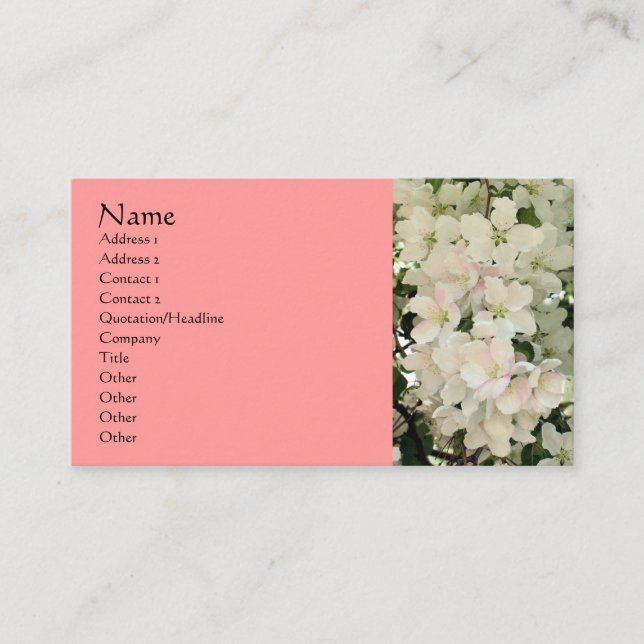 Carte de visite de photographie des fleurs du prin (Devant)
