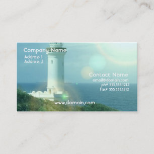 Carte de visite de photos de phare