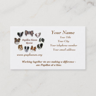 Carte de visite de PHR