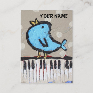 carte de visite de pianiste