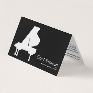 Carte de visite de piano