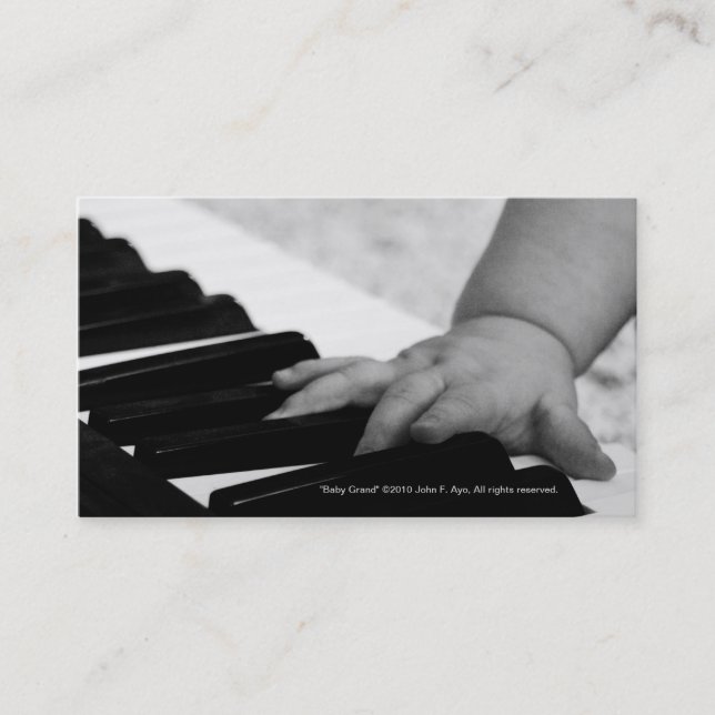 Carte de visite de piano quart de queue (Devant)