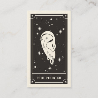 Carte de visite de piercer céleste de Boho Tarot