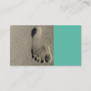 carte de visite de plage