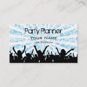 Carte de visite de planification de parti