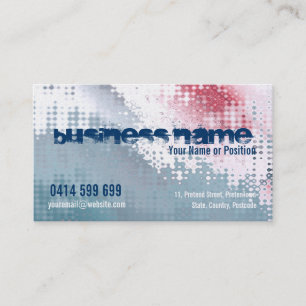 Carte de visite de platine d'Abstractical