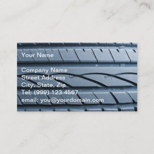Carte de visite de pneu