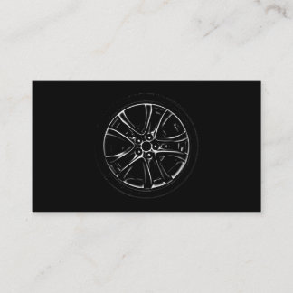 Carte de visite de pneus pour la mécanique