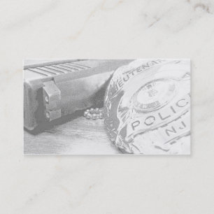 Carte de visite de police